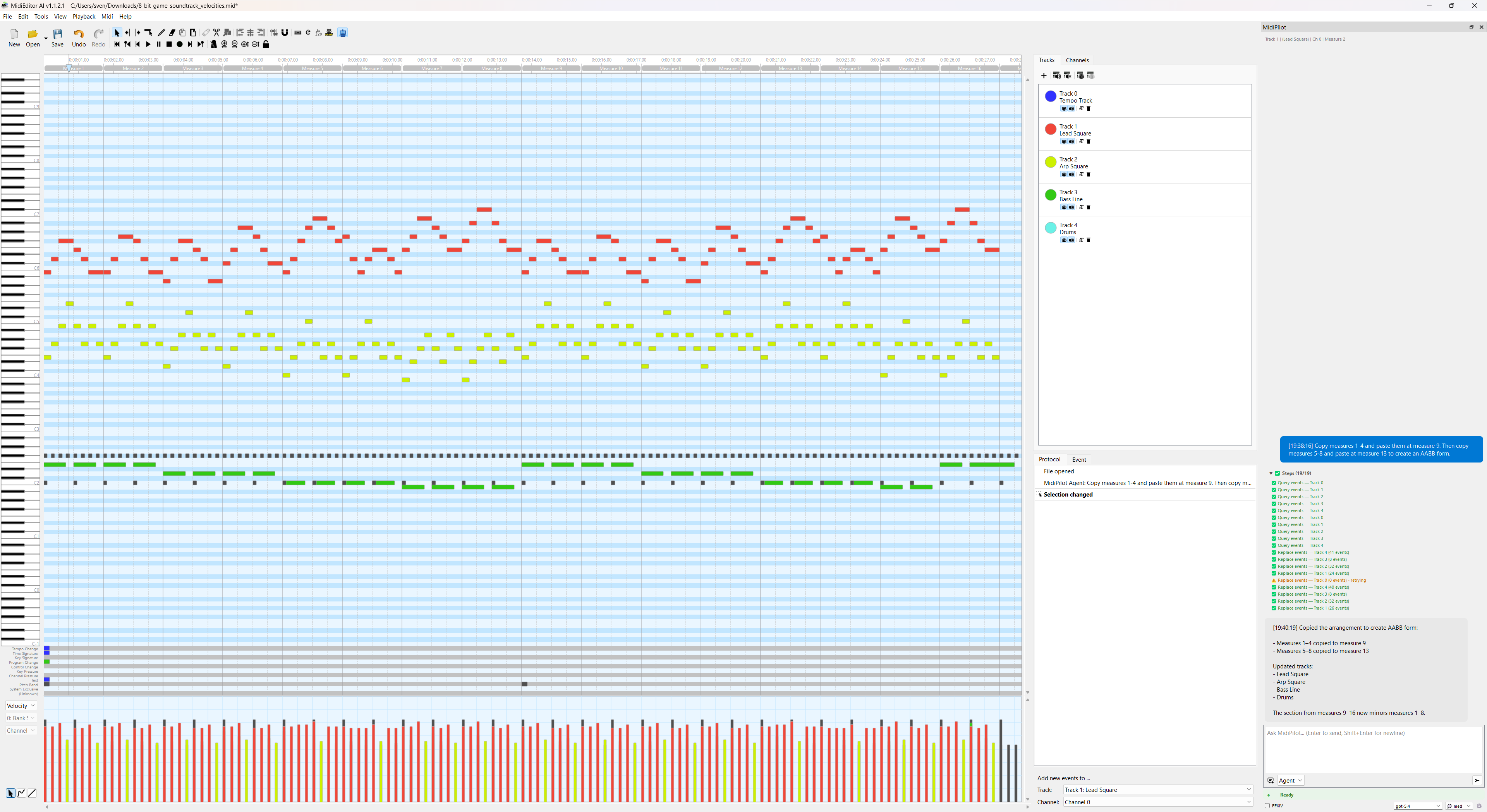 AABB form restructured